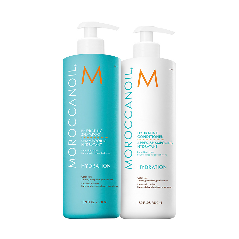 HYDRATION SHAMPOO & CONDITIONER HALF-LITER SET (SET HIDRATANTE PARA CUIDADO DE CABELLO)